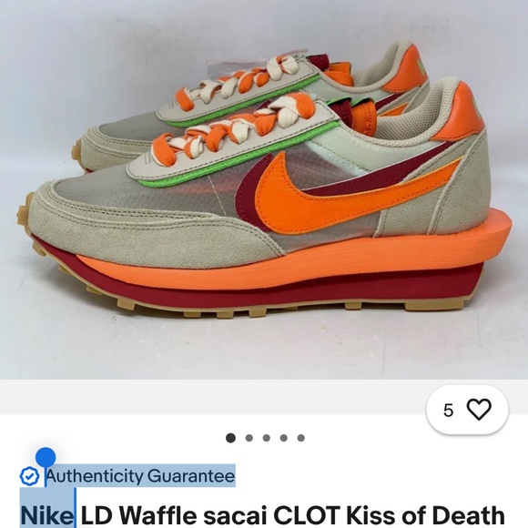 Nike LD Waffle Sacai Shoes - Picture 1 of 14